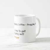 カエル、キノコ、マグカップ凍りコーヒー コーヒーマグカップ (正面右)