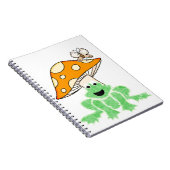 カエル キノコ 蝶 ノートブック (右側)