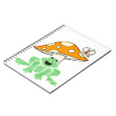 カエル キノコ 蝶 ノートブック (左側)