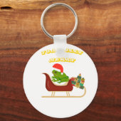カエル クリスマスTシャツ Toad-ally Merry Frog キーホルダー (正面)