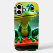 カエル グリーンフォンケース Case-Mate iPhoneケース (裏面)