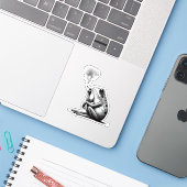 カエル シール (ノートパソコンとiPhone)