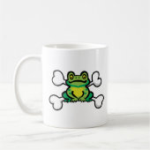 カエル スカル&クロスボーン コーヒーマグカップ (左)