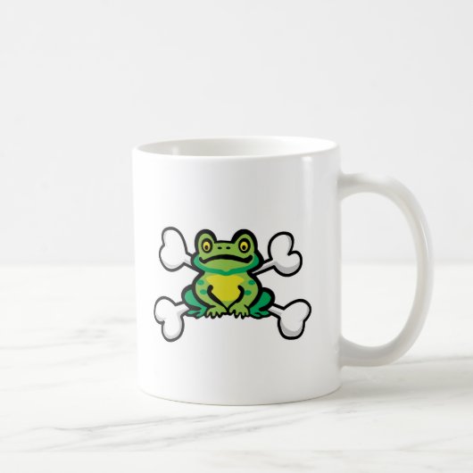 カエル スカル&クロスボーン コーヒーマグカップ (右)