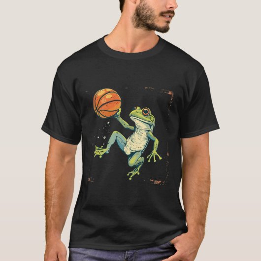 カエル スケッチ アート カエル好き ギフト Tシャツ (正面)