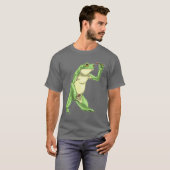 カエル ダーツ 矢印 Tシャツ (正面フル)