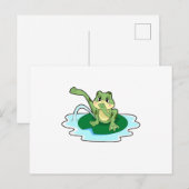 カエル トイレ ポストカード (正面/裏面)
