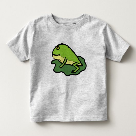 カエル トドラーTシャツ (正面)