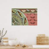 カエル、トンボ飛んでいるイ、魚、凧とネズミ ポスター (キッチン)