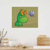 カエル・トンボ ポスター (キッチン)