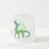 カエル・ドラゴン フロストグラスマグカップ (正面左)