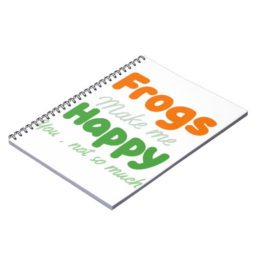 カエル ノートブック (左側)