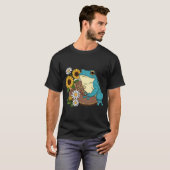 カエル ハイキングブーツ プレゼント Tシャツ (正面フル)
