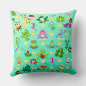 カエル(ハート) クッション (裏面)