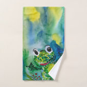 カエル バスタオルセット (ハンドタオル)