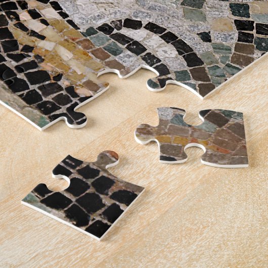 カエル、ファウヌスの家からのナイルのモザイク、 ジグソーパズル (側面)