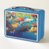 カエル&フィッシュランチボックス メタルランチボックス (裏面)