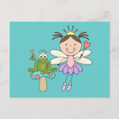 カエル フェア スワンプ マジック Tシャツとギフト ポストカード (正面)