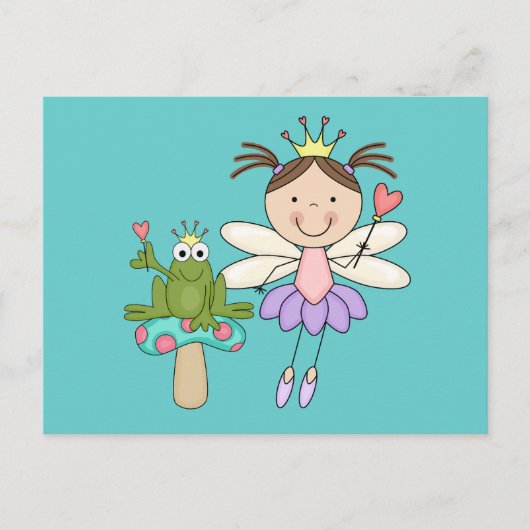 カエル フェア スワンプ マジック Tシャツとギフト ポストカード (正面)