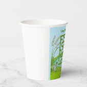 カエル&フライアメイズ誕生日紙カップ 紙コップ (右)