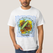 カエル フラワー Tシャツ (正面)