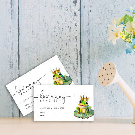 カエル・プリンスはキャンディーの数を推測 エンクロージャーカード