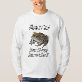 カエル・プリンス – 「ここにいるよ」 Tシャツ