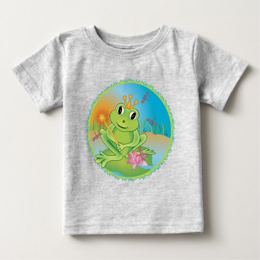 カエル・プリンス ベビーTシャツ (正面)