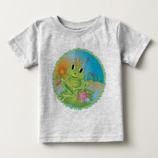 カエル・プリンス ベビーTシャツ (正面)