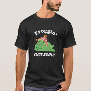 カエル・プンフロギン素晴らしキュート両生類アニメーション Tシャツ