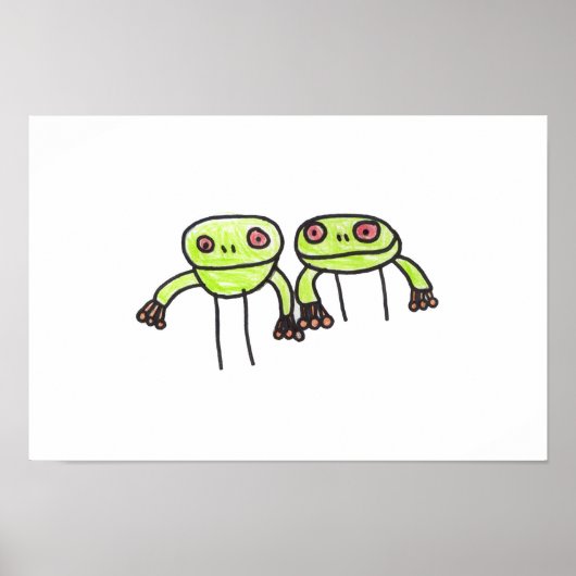 カエル ポスター (正面)