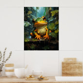 カエル ポスター (キッチン)
