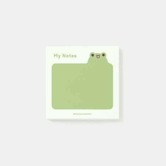 カエル ポストイット (正面)