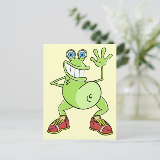 カエル ポストカード (スタンド正面)