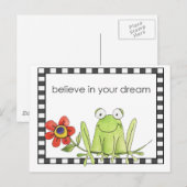 カエル ポストカード (正面/裏面)