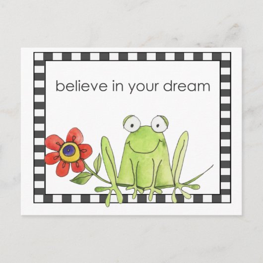 カエル ポストカード (正面)