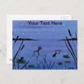 カエル ポストカード (正面/裏面)