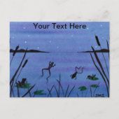 カエル ポストカード (正面)