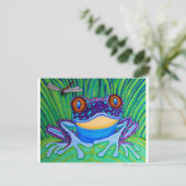 カエル ポストカード (スタンド正面)