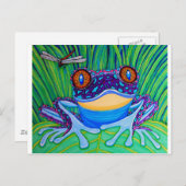 カエル ポストカード (正面/裏面)
