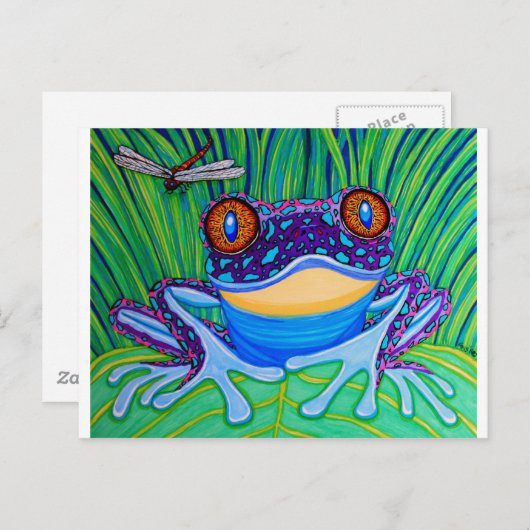 カエル ポストカード (正面/裏面)