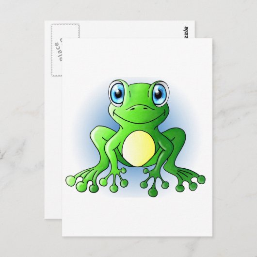 カエル ポストカード (正面/裏面)