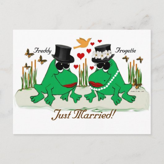 カエル ポストカード (正面)