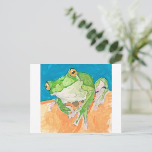 カエル ポストカード (スタンド正面)