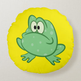 カエル ラウンドクッション