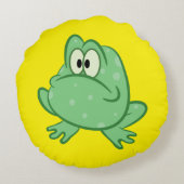 カエル ラウンドクッション (裏面)