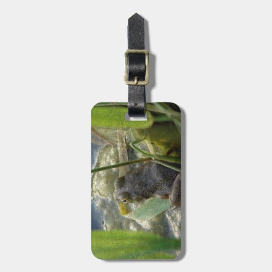 カエル ラゲッジタグ (正面縦)