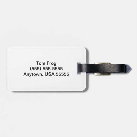 カエル ラゲッジタグ (裏面横)