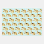 カエル ラッピングペーパーシート (正面3)