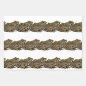 カエル ラッピングペーパーシート (正面3)